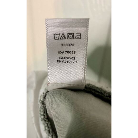 Ann Taylor Loft Modern Skinny Ankle Gray & Green Leopard Print Jeans - Size 26/2 - Picture 7 of 10